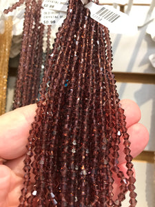 CRYSTAL BICONE 3MM