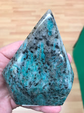 Load image into Gallery viewer, AMAZONITE WITH TOURMALINE FREEFORM

