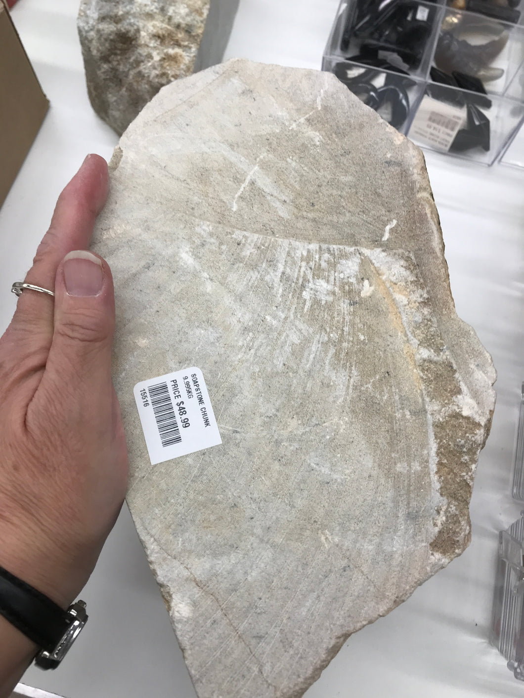 SOAPSTONE CHUNK 9.995KG