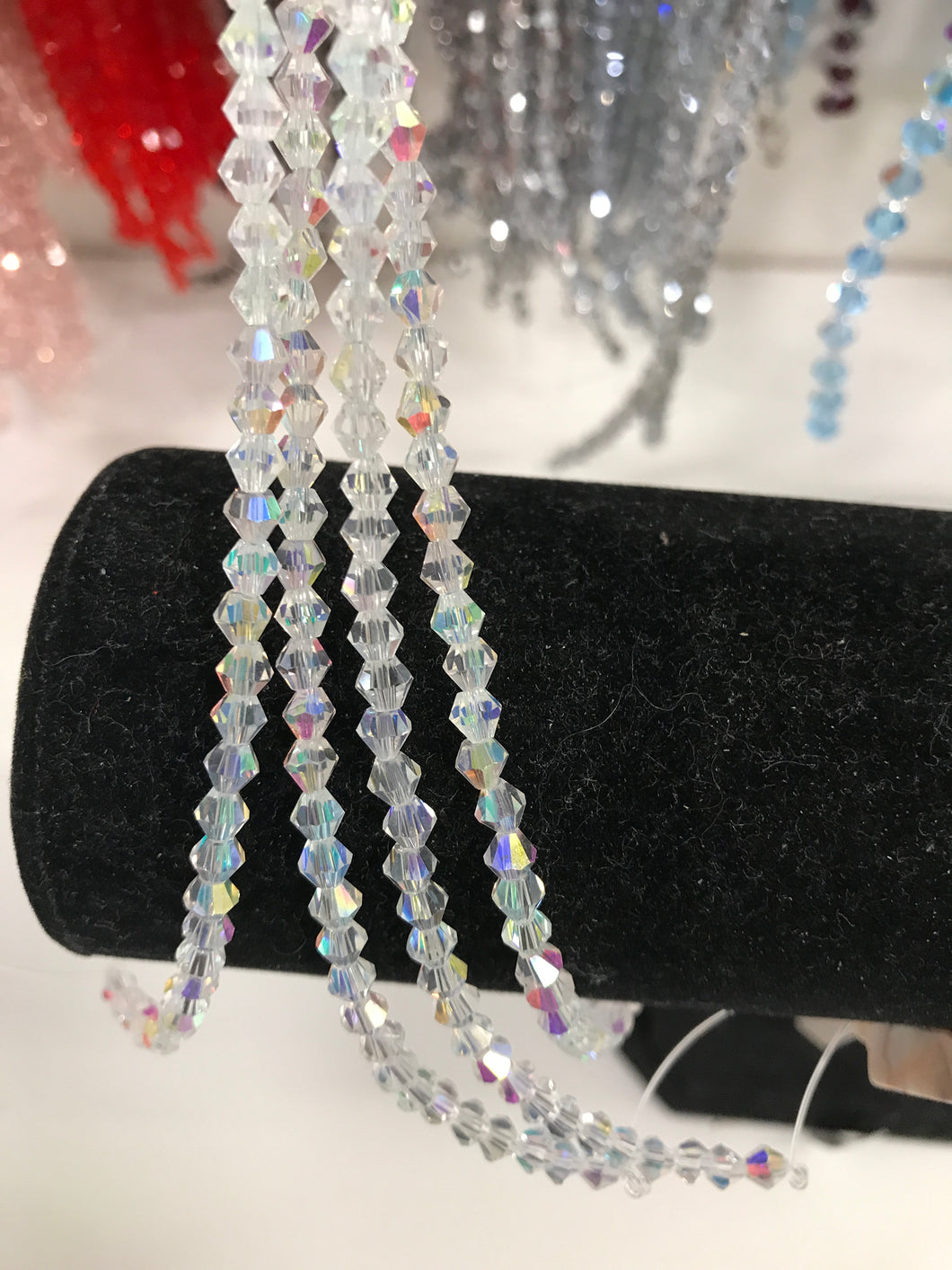 AUSTRIAN CRYSTAL BEADS 4MM BICONE