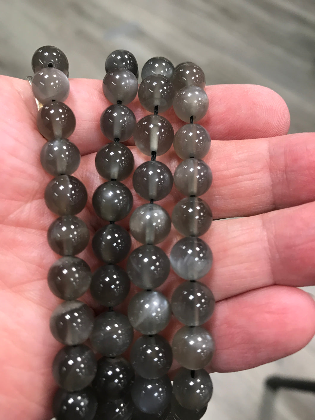BLACK MOONSTONE 8MM