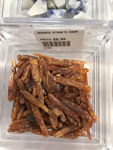 ORANGE KYANITE RAW