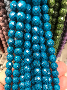 CZECH FIRE POLISHED CRYSTAL FACETED