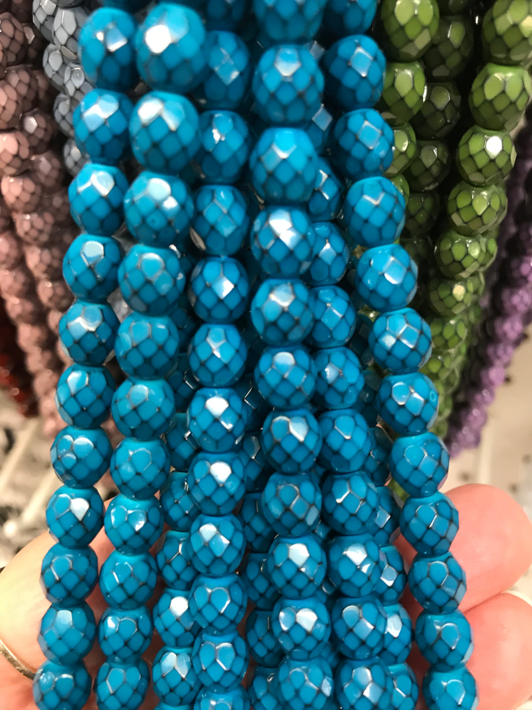CZECH FIRE POLISHED CRYSTAL FACETED