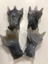 Load image into Gallery viewer, AGATE GEODE DRAGON HEAD
