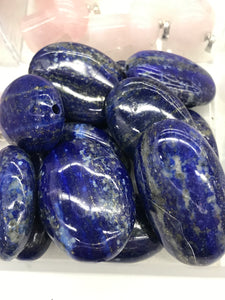 LAPIS LAZULI OVAL BEADS