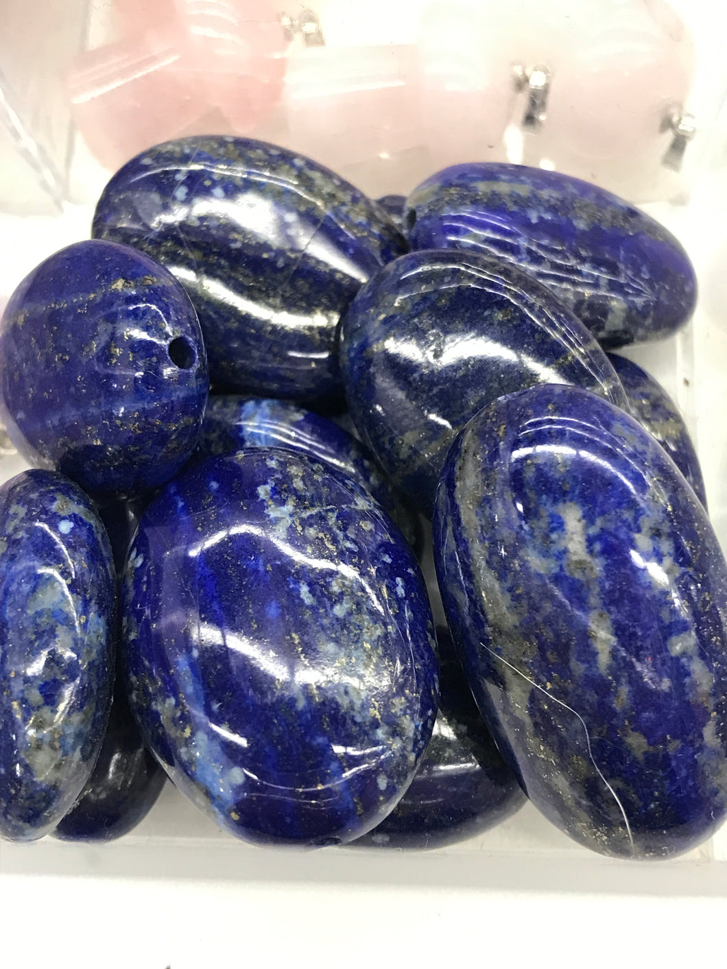LAPIS LAZULI OVAL BEADS