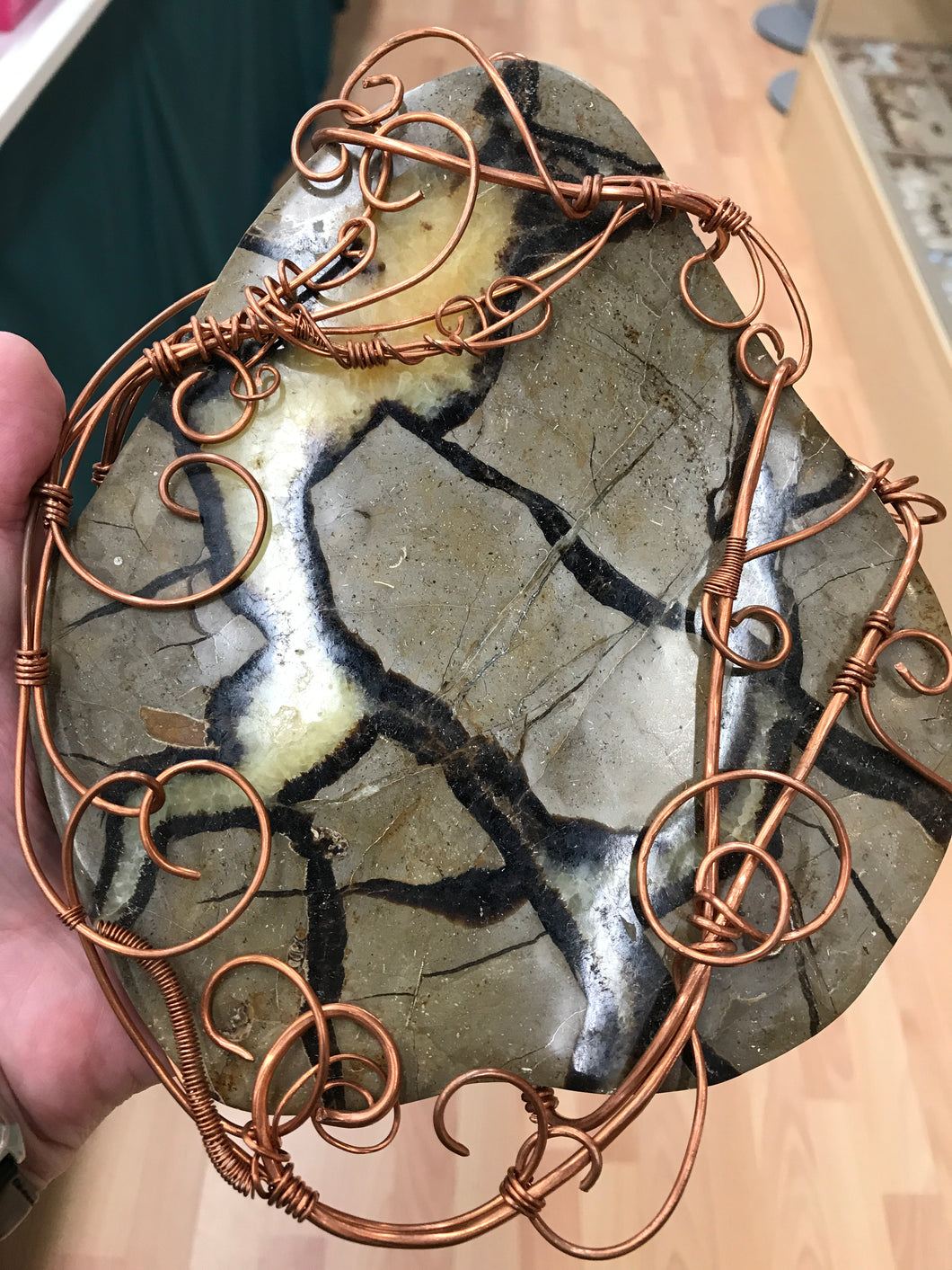 SEPTARIAN WALL PLAQUE