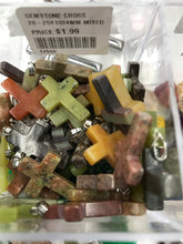 Load image into Gallery viewer, GEMSTONE CROSS PENDANT
