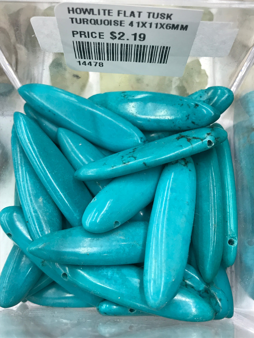 HOWLITE FLAT TUSK 41X11X6MM