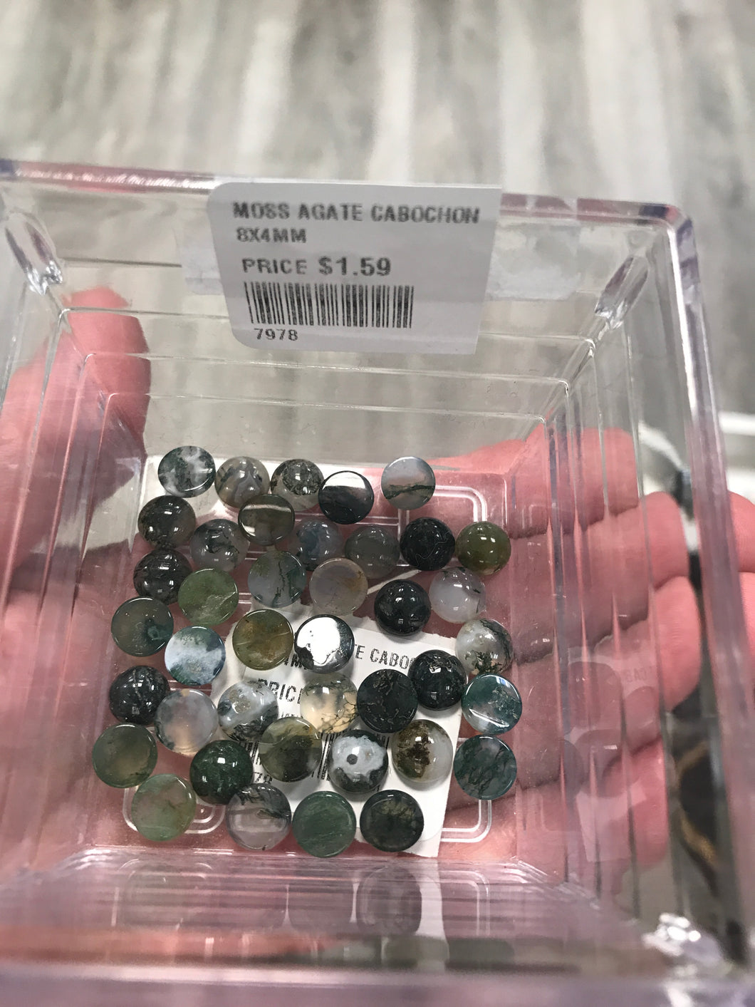 MOSS AGATE CABOCHON