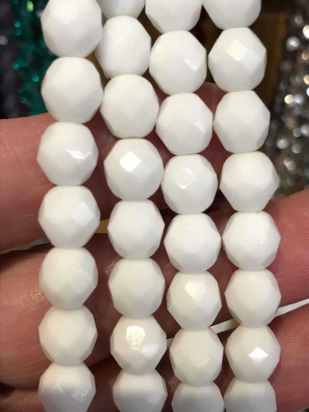 CZECH FIRE POLISHED CRYSTAL 8MM