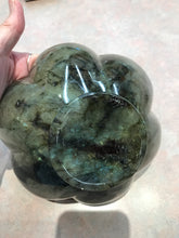 Load image into Gallery viewer, LABRADORITE BOWL LARGE FLOWER
