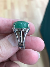 Load image into Gallery viewer, BRASS GREEN AVENTURINE RING
