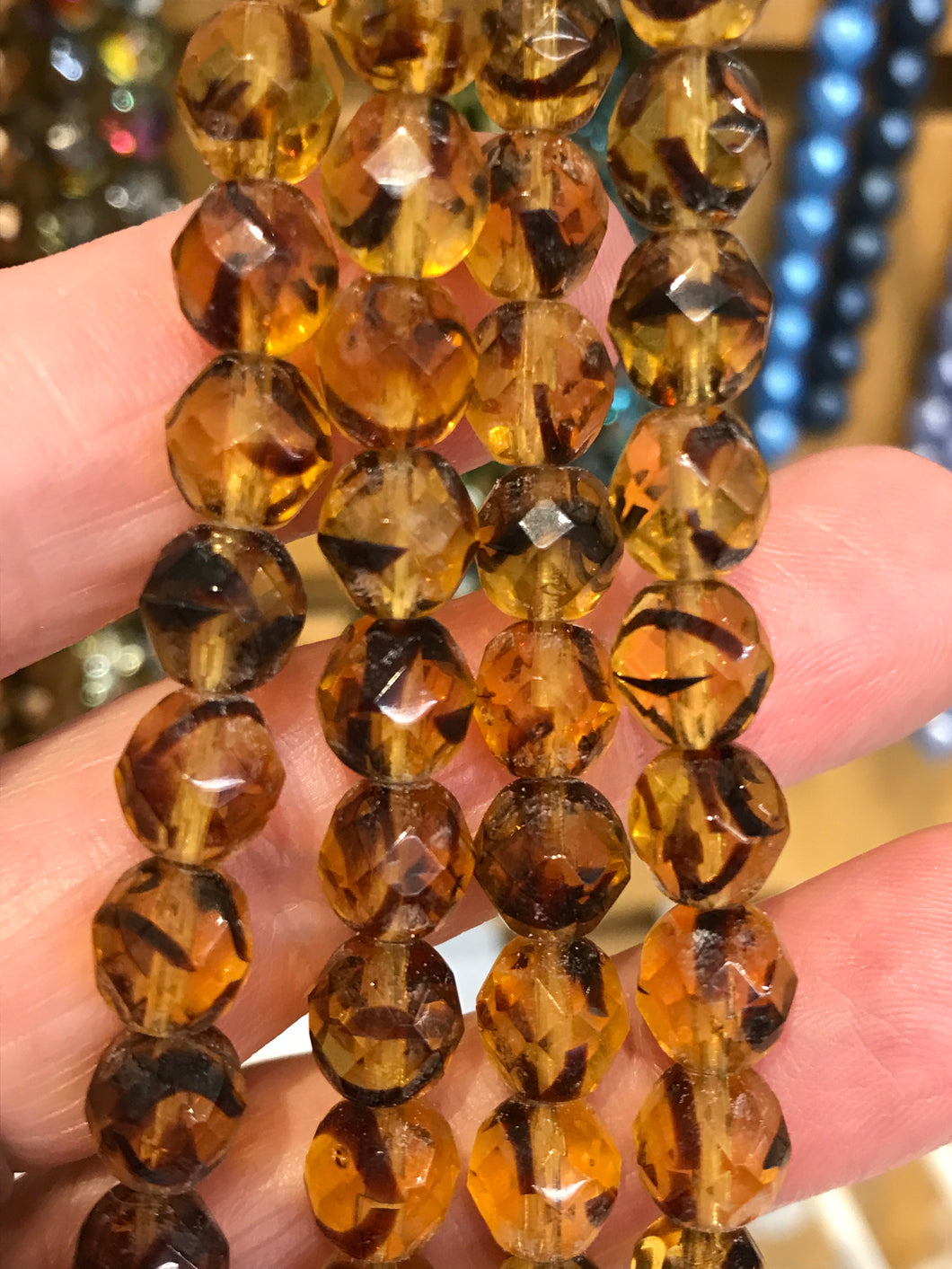 CZECH FIRE POLISHED CRYSTAL 8MM