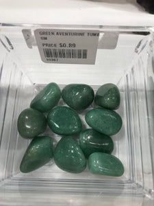 GREEN AVENTURINE TUMBLED SM