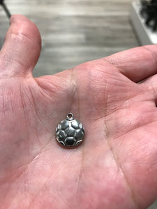 304 STAINLESS SOCCER BALL CHARM