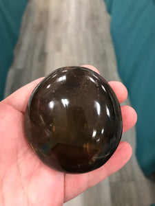 SMOKY QUARTZ GALLET/PALM STONE