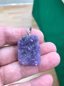 AMETHYST CLUSTER PENDANT