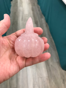 ROSE QUARTZ JACK-O-LANTERN