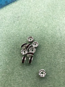 RHINESTONE SPACER SIAM