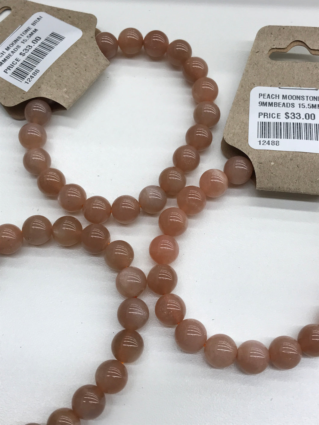 PEACH MOONSTONE BRACELET