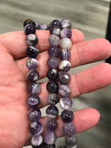 AMETHYST CHEVRON 8MM