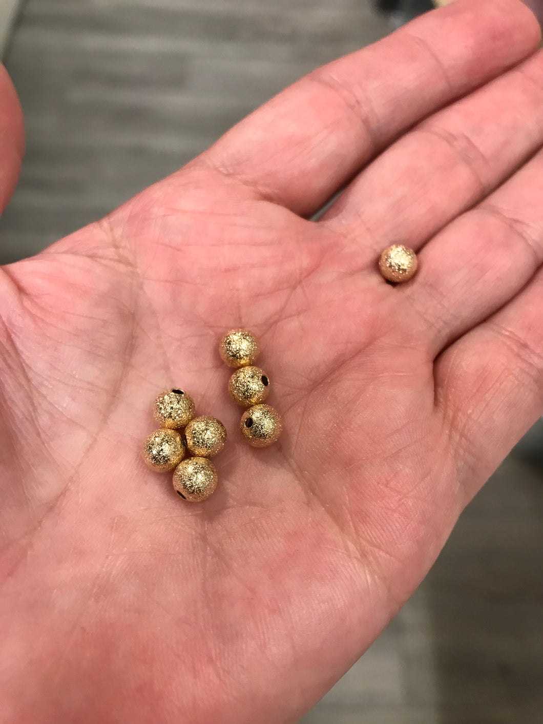 BRASS STARDUST BEAD