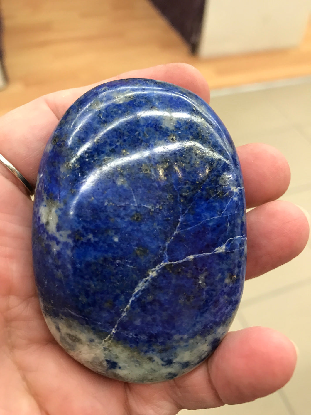 LAPIS LAZULI PALM STONE