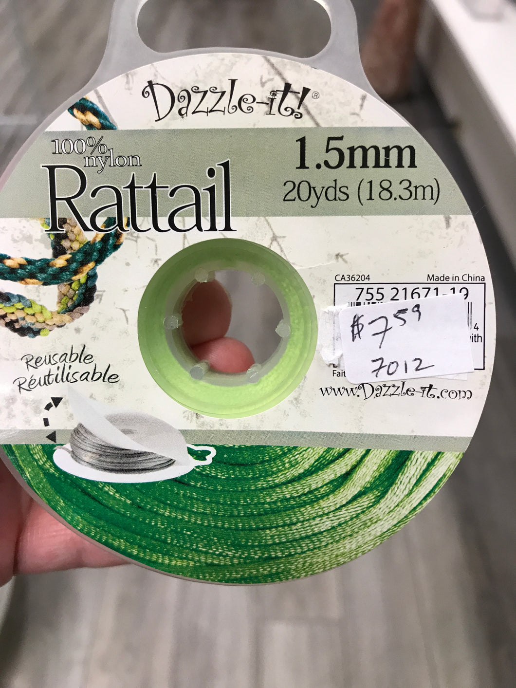 RATTAIL 1.5MM
