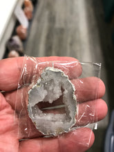 Load image into Gallery viewer, AGATE DRUZY SLICE PENDANT
