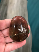 Load image into Gallery viewer, SMOKY QUARTZ GALLET/PALM STONE

