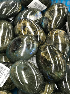 LABRADORITE PALM STONE