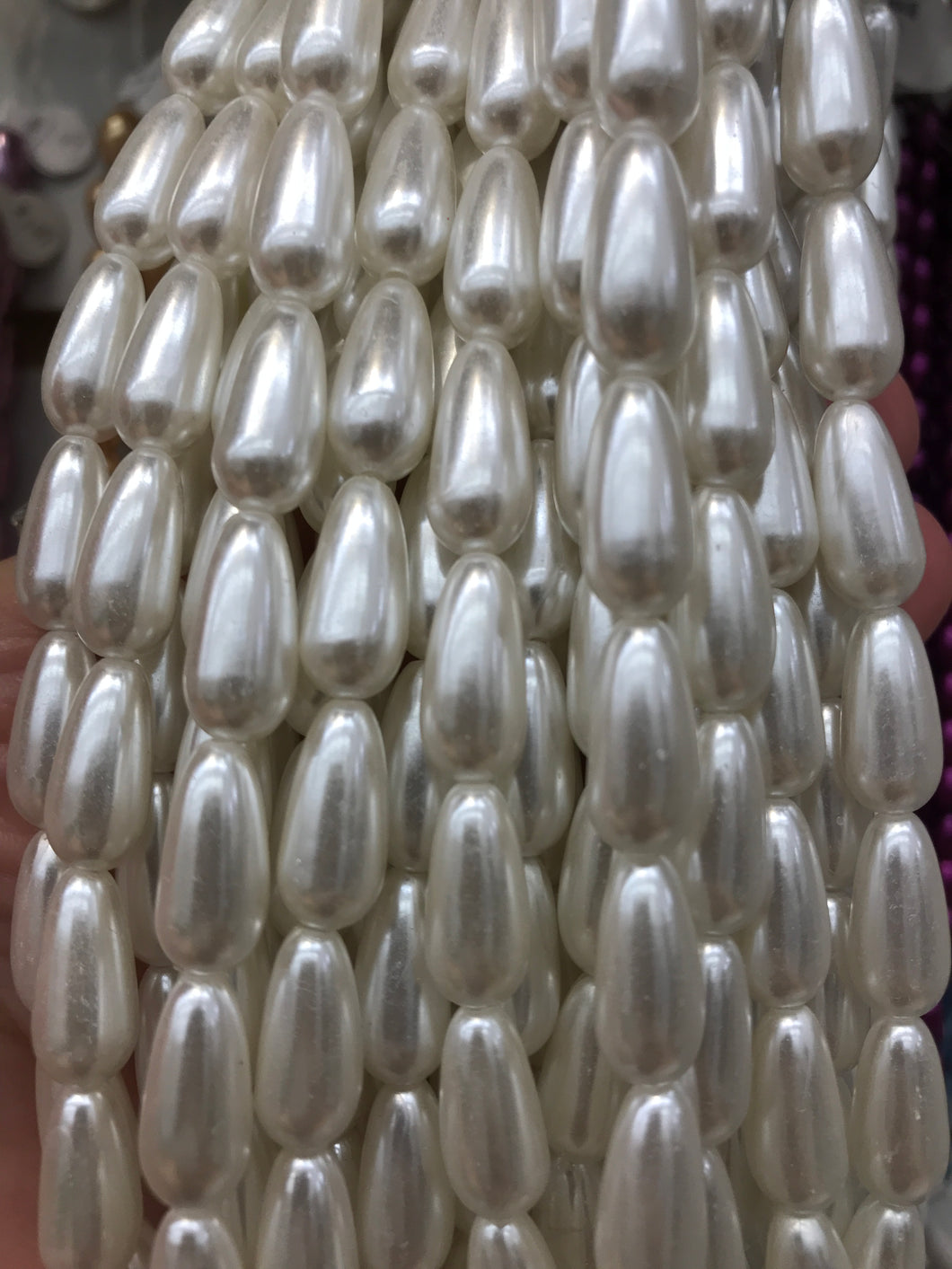 ACRYLIC PEARL 16X7.5MM