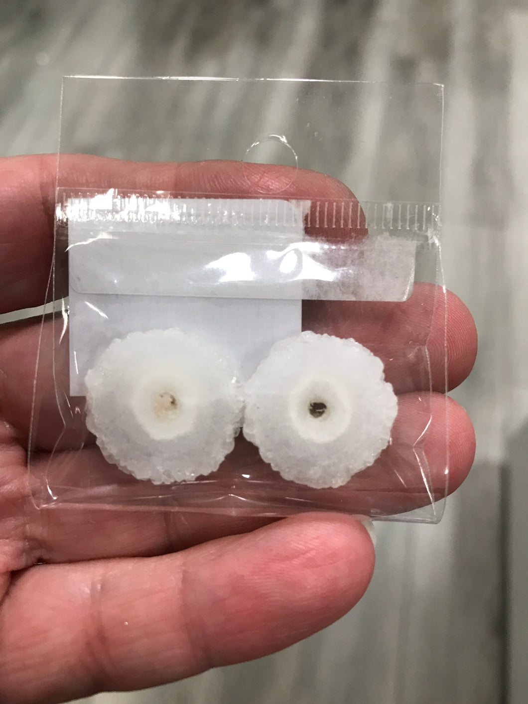 CABOCHON STALACTITE QUARTZ SLICE