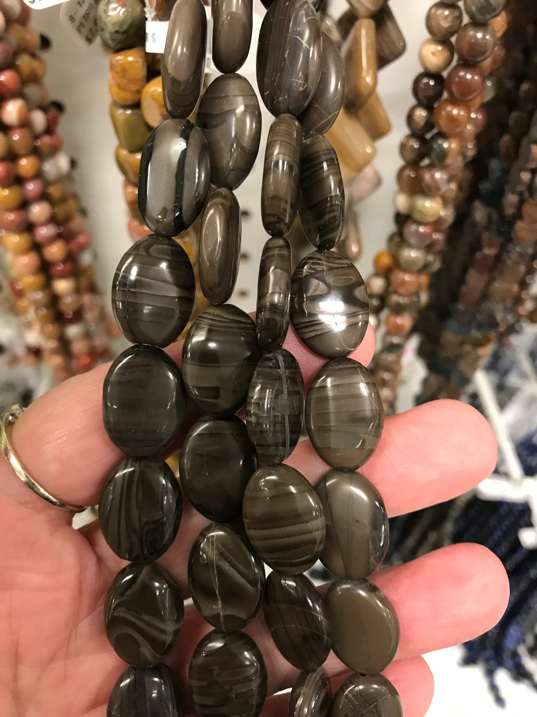 PETRIFIED WOOD OVAL