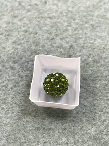 POLYMER CLAY RHINESTONE BEAD