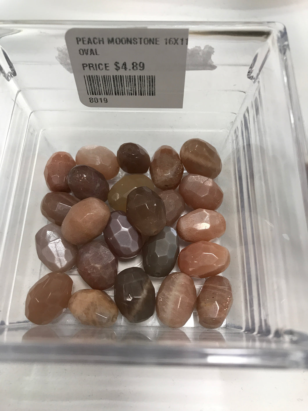 PEACH MOONSTONE 16X11MM