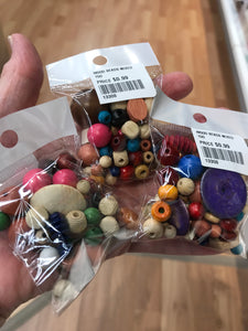 WOOD BEADS MIXED