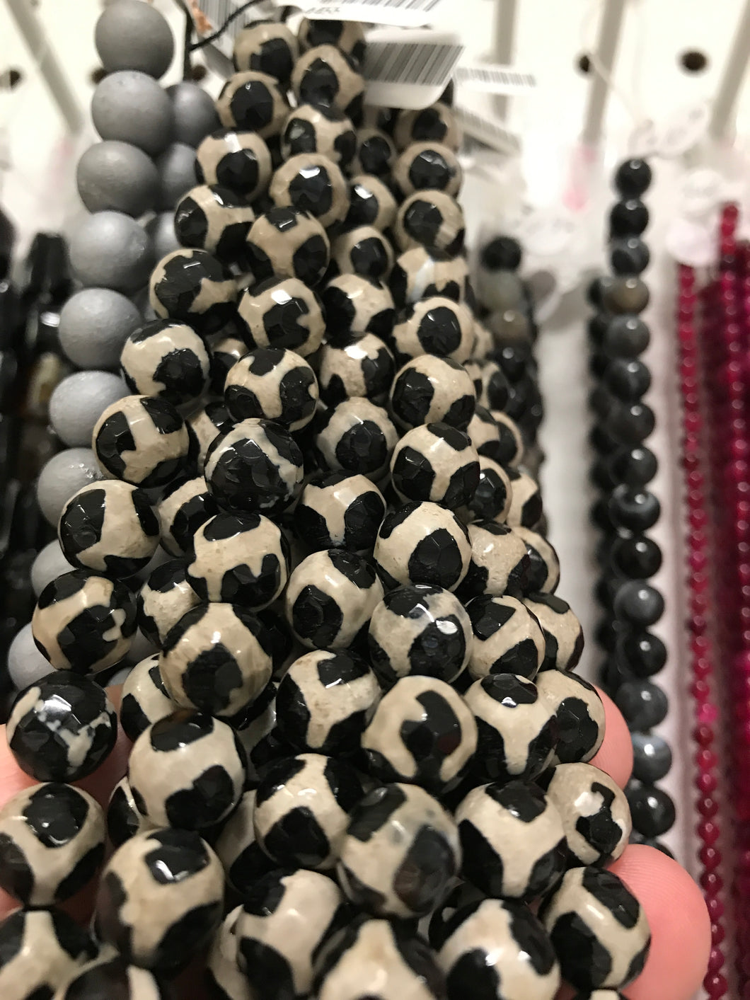 AGATE DZI BEAD 10MM