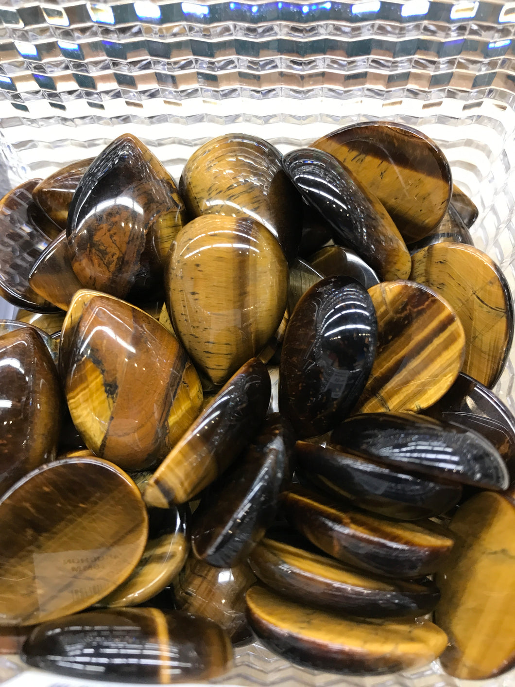TIGER EYE CABOCHON TEARDROP 25X18MM