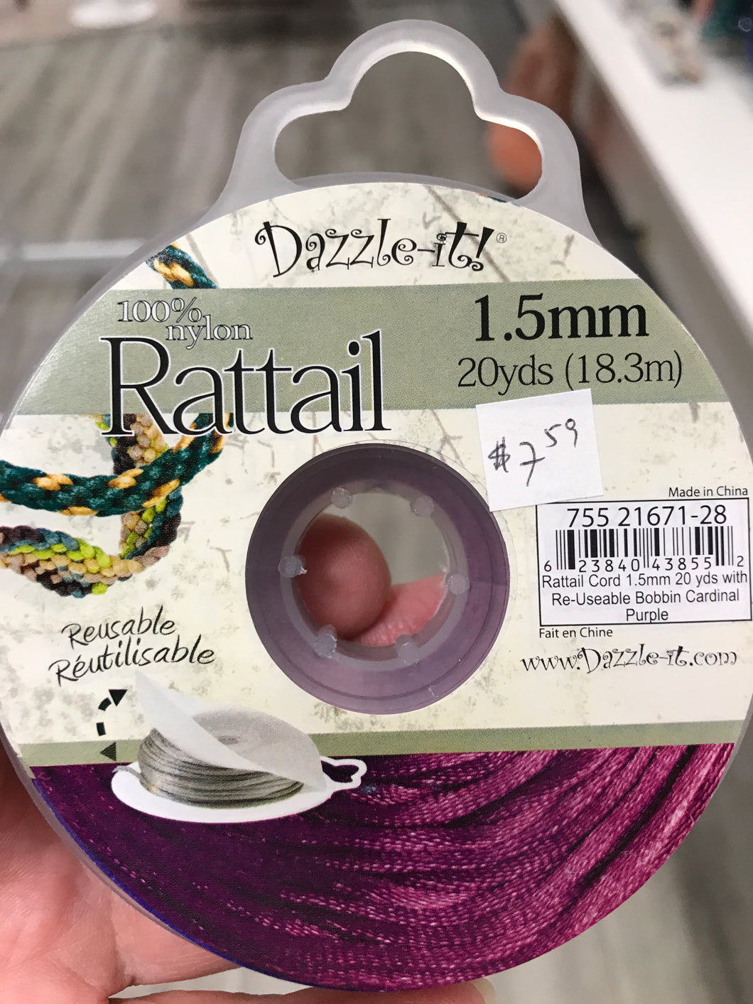 RATTAIL 1.5MM