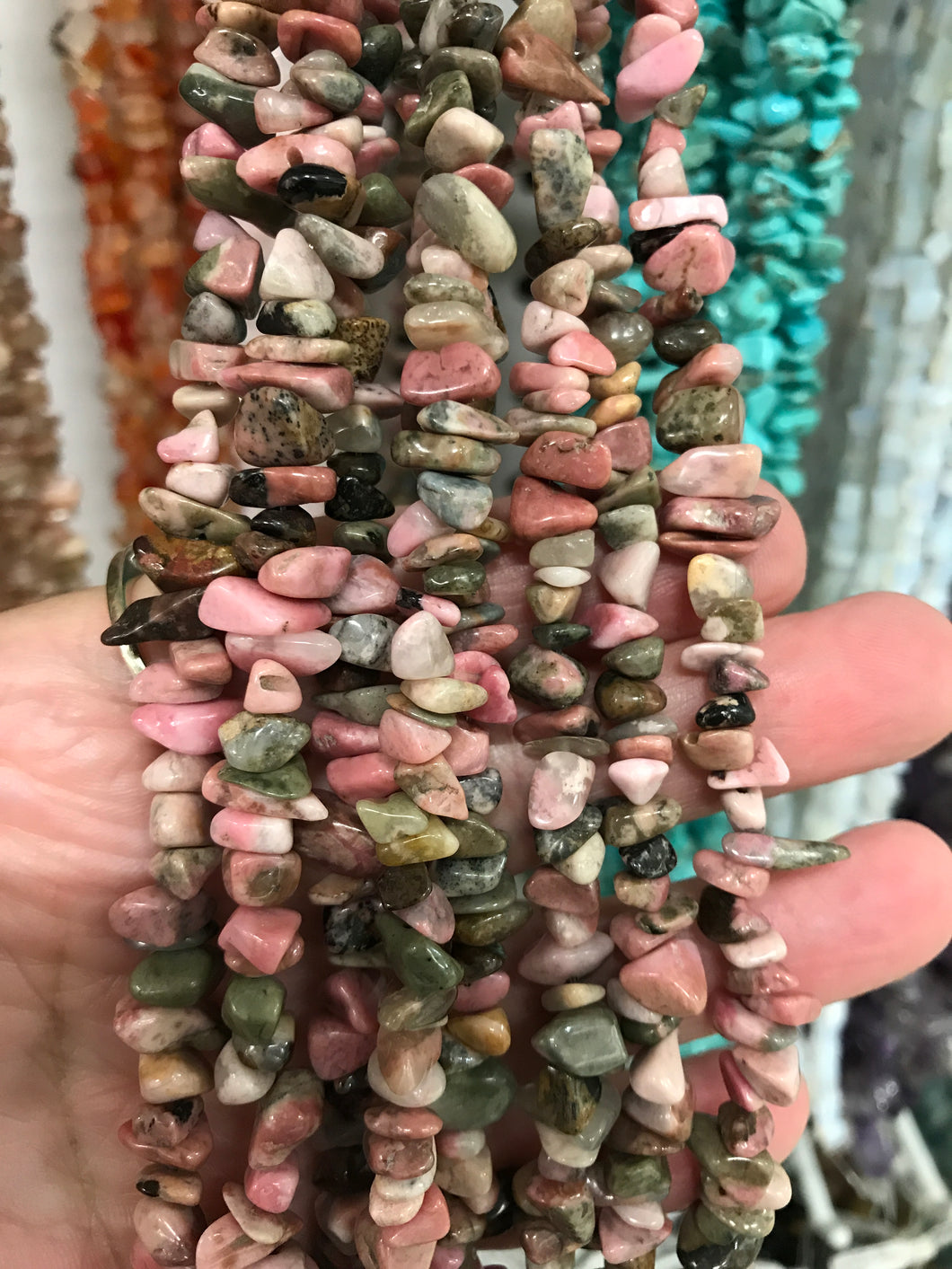RHODONITE CHIPS