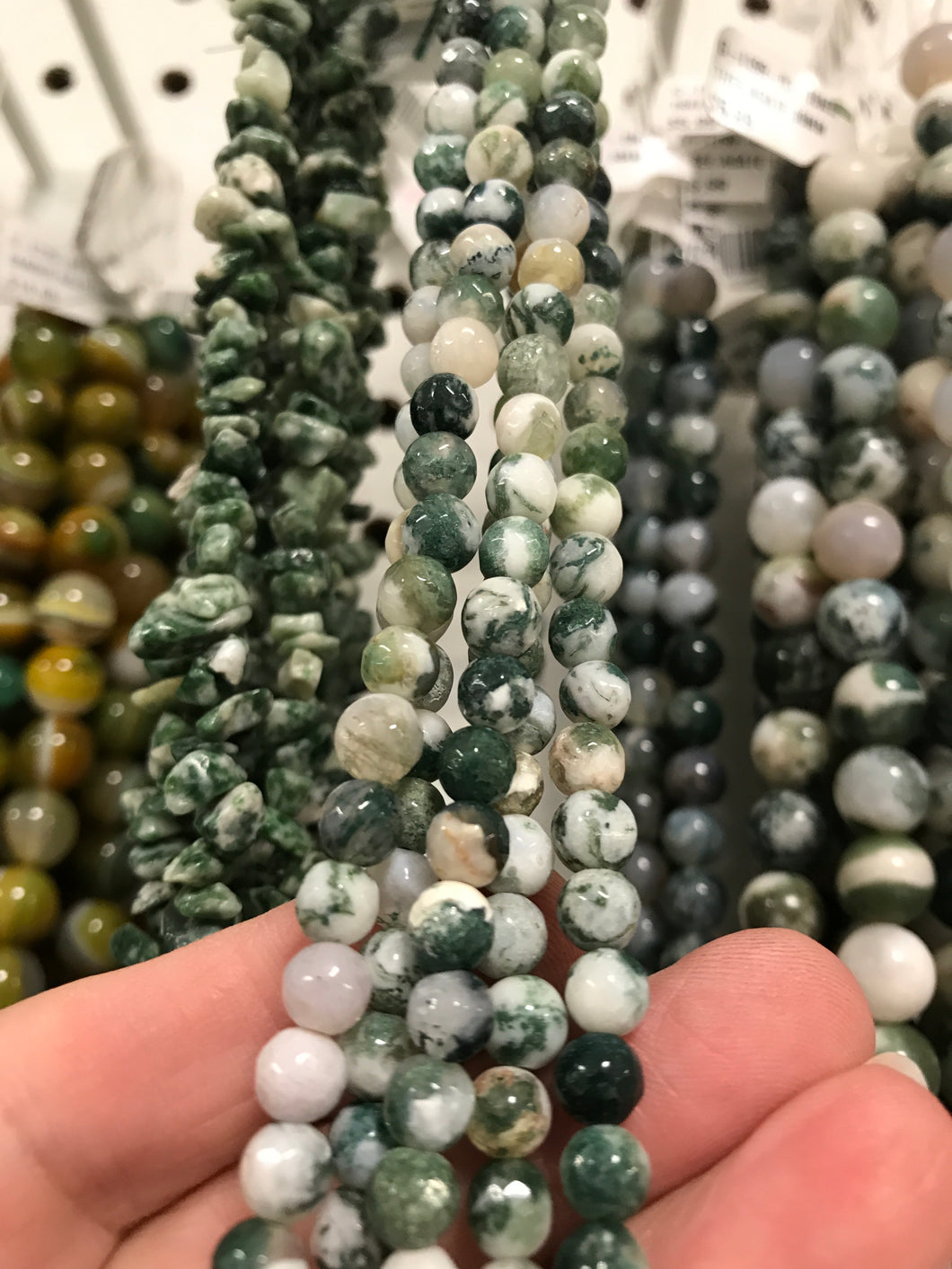 TREE AGATE FACETED 6MM