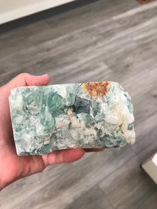 FLUORITE CANDLE HOLDER