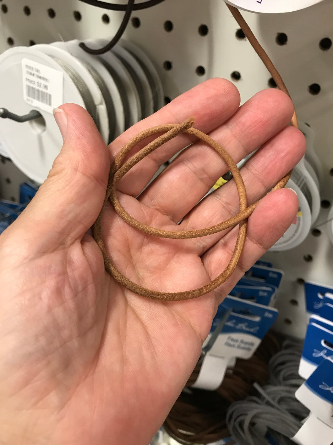 LEATHER CORD NATURAL