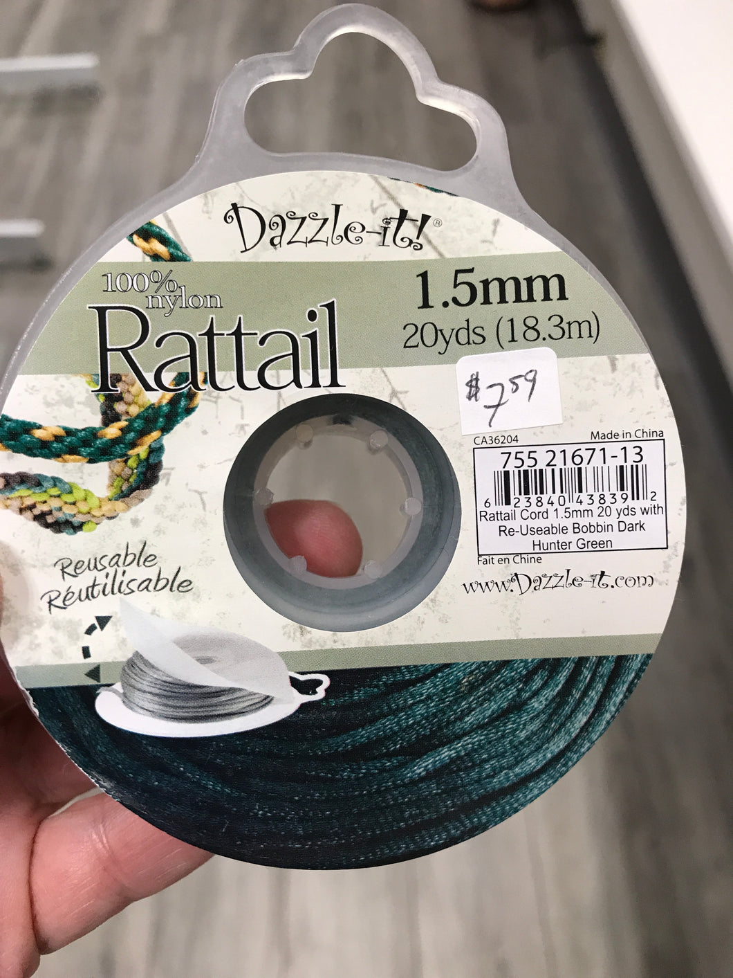 RATTAIL 1.5MM