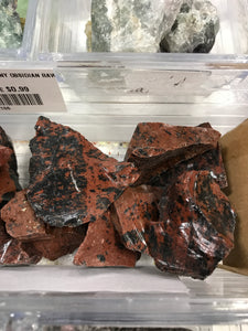 MAHOGANY OBSIDIAN RAW SM