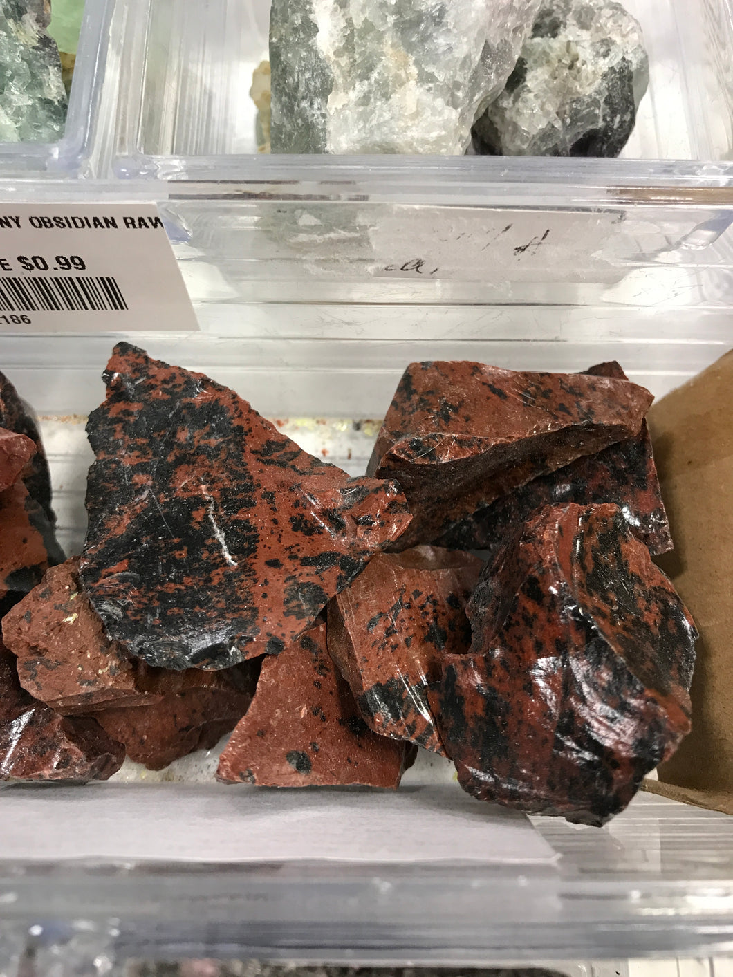 MAHOGANY OBSIDIAN RAW SM