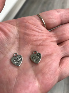 CHARM THANK YOU HEART